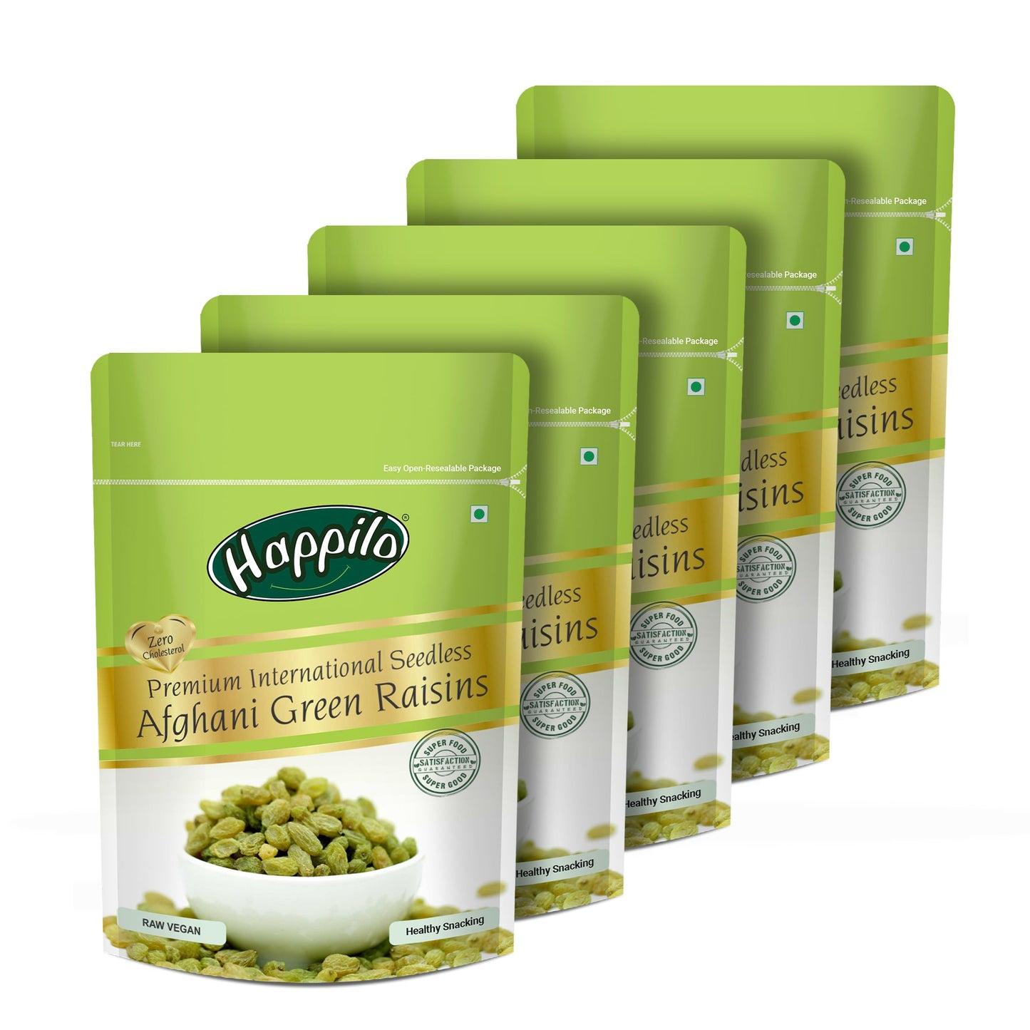 Happilo Premium seedless Afghani Green Raisins