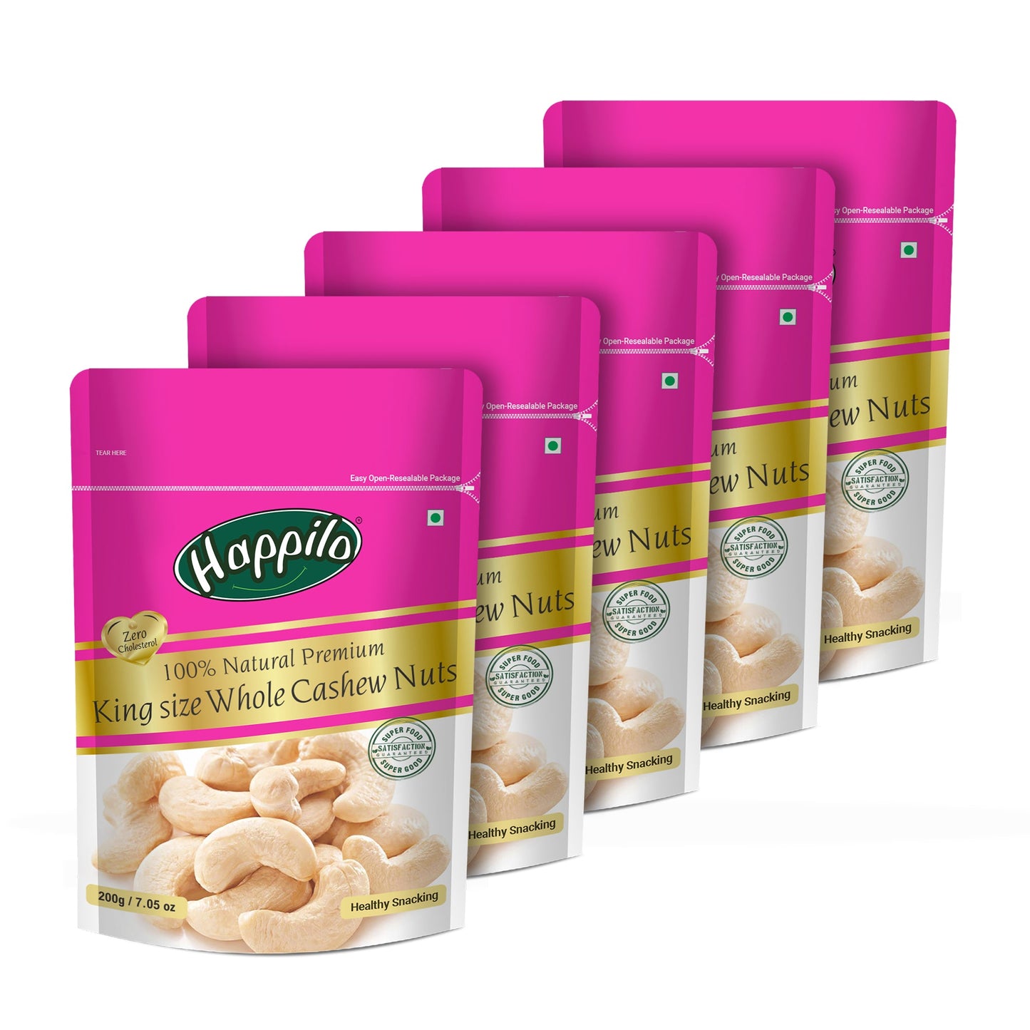 Happilo King Size Premium Whole Cashew Nuts