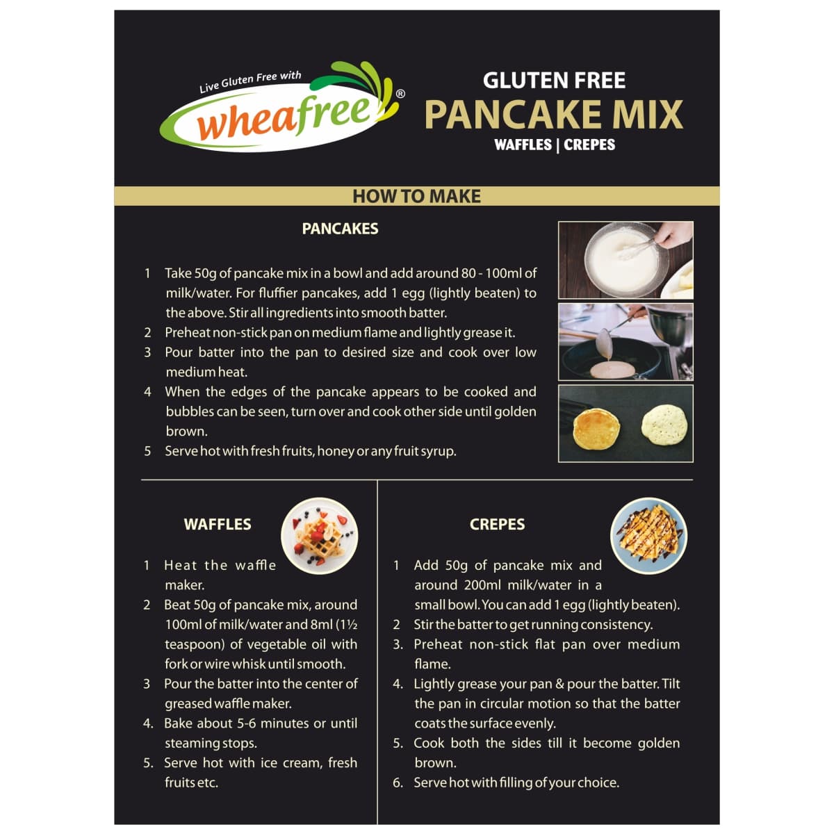 Gluten Free Pancake Mix - 500g