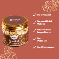 Roasted Salted Peanuts- 130 gms ( One jar)