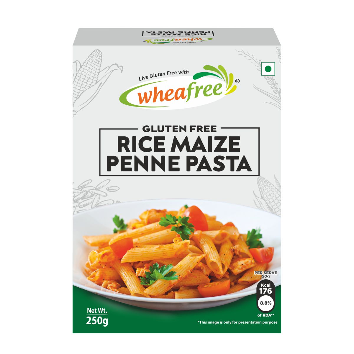 Gluten Free Rice Maize Penne Pasta (250g)