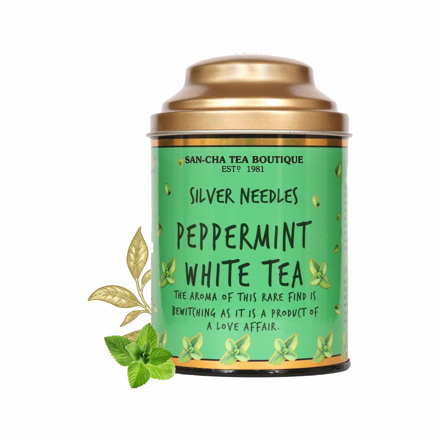 Peppermint White Tea (Silver Needles Tea)