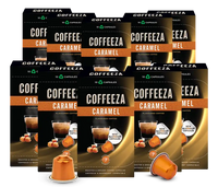 Caramel 100% Arabica Flavoured Aluminium Coffee Capsules