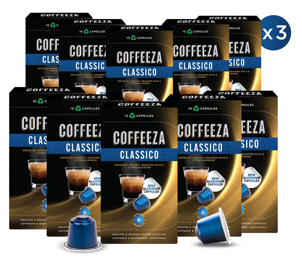 Classico 100% Arabica Aluminium Coffee Capsules