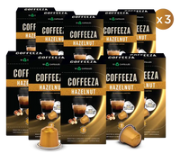 Hazelnut  100% Arabica Flavoured Aluminium Coffee Capsules