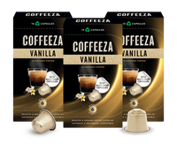 Vanilla 100% Arabica Flavoured Aluminium Coffee Capsules