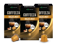 Hazelnut  100% Arabica Flavoured Aluminium Coffee Capsules