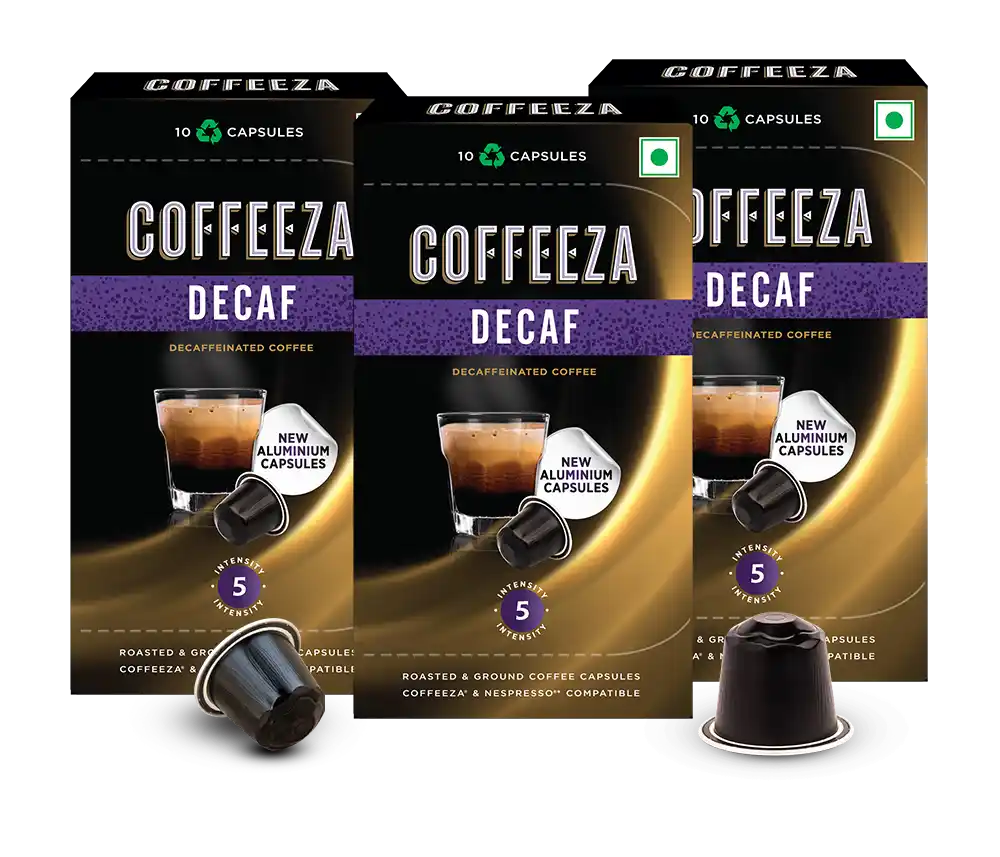 Coffeeza Decaf Aluminium Coffee Capsules