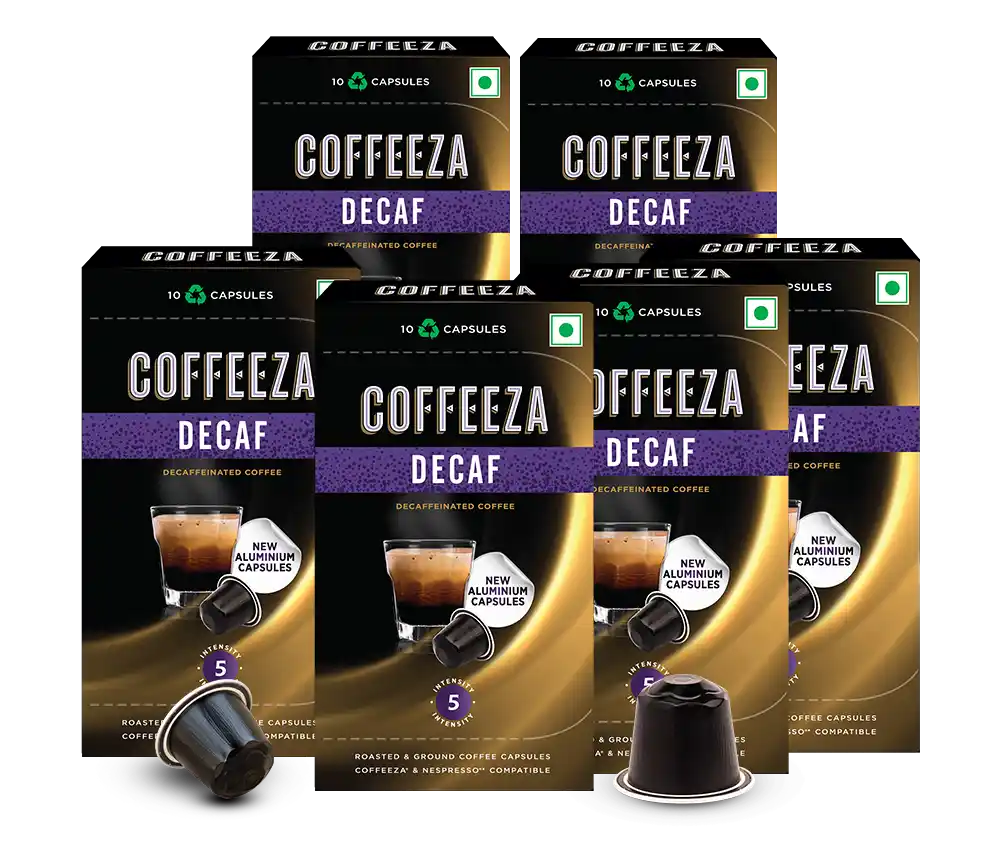 Coffeeza Decaf Aluminium Coffee Capsules