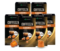 Caramel 100% Arabica Flavoured Aluminium Coffee Capsules