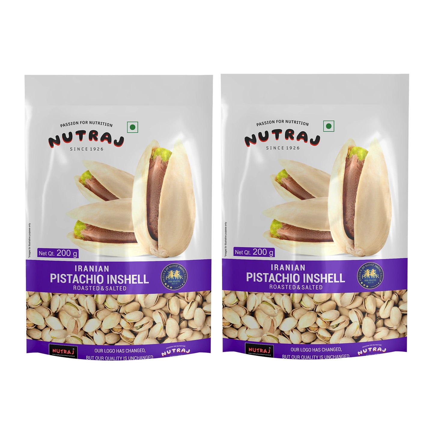 Nutraj Iranian Roasted & Salted Pistachios Inshell (Pista) 200gm