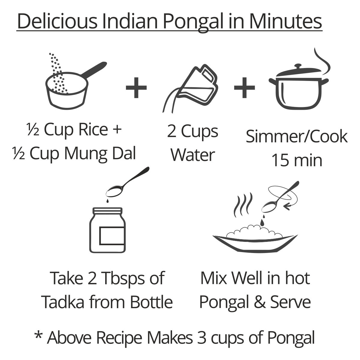 Venn Pongal Tadka Jar - 180g