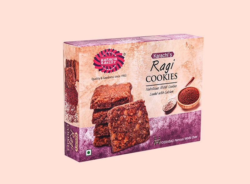 Karachi Bakery Ragi Cookies - 250 gms