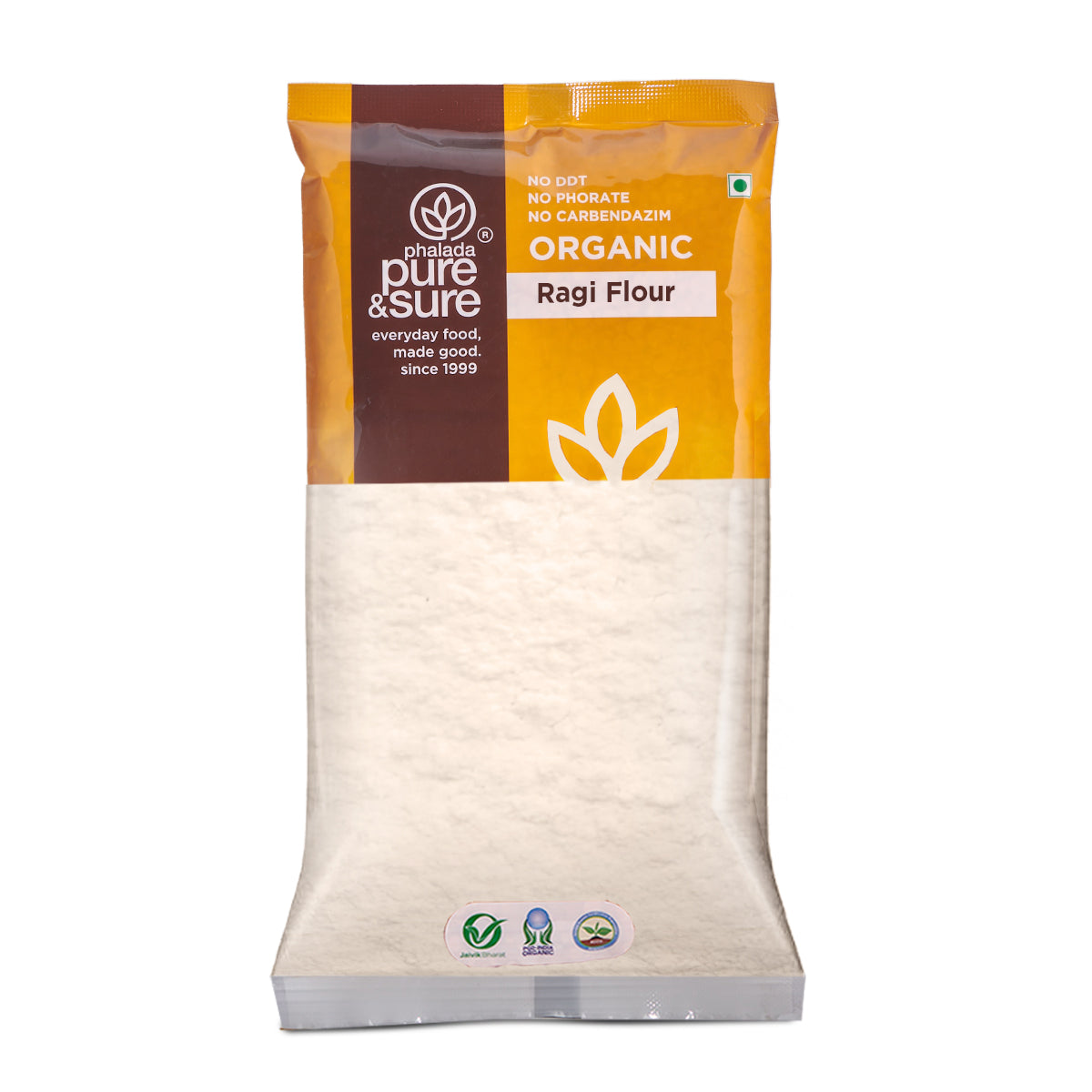 Pure & Sure Organic Ragi Flour - 500 gms - Veeha Foods