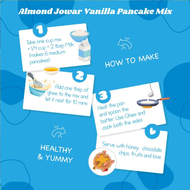 Almond Jowar Vanilla Pancake Mix