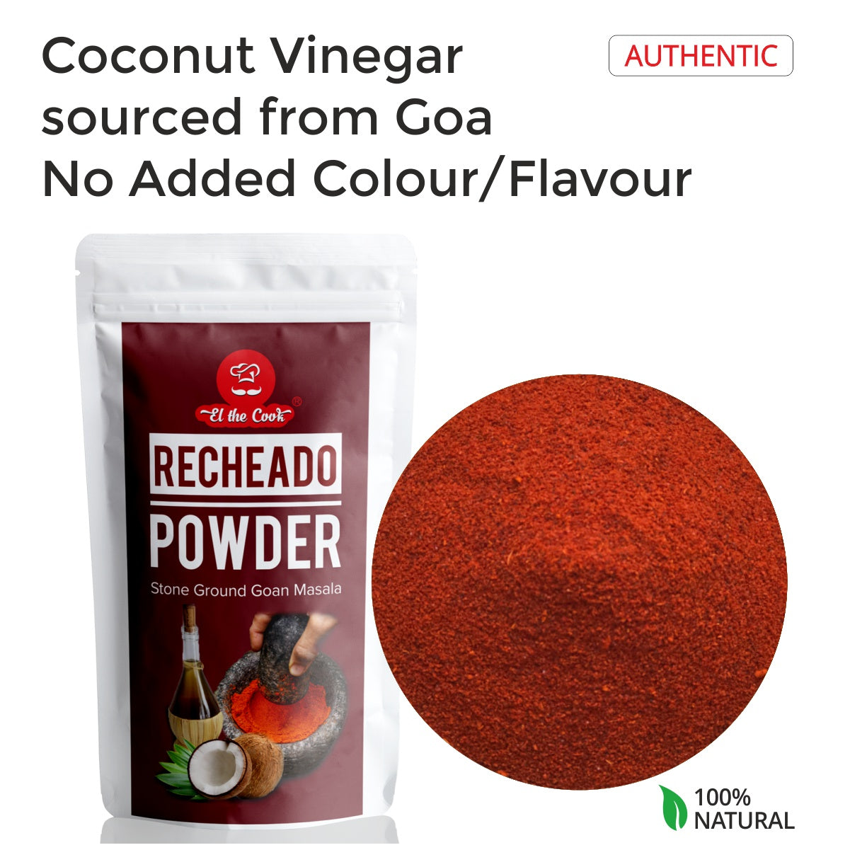 El The Cook Recheado Goa Masala Powder - 80 gms - Veeha Foods