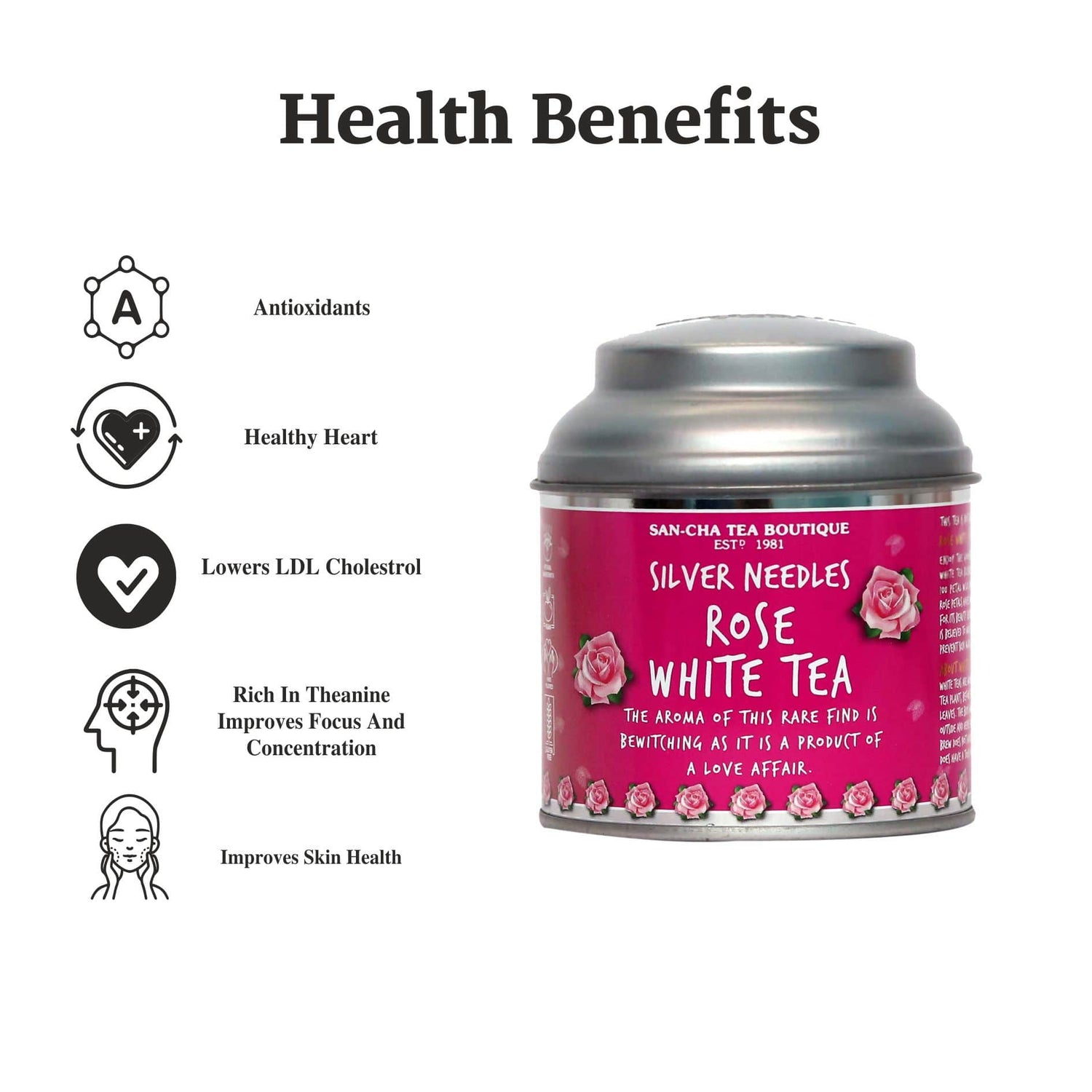 Rose White Tea (Silver Needle White Tea)