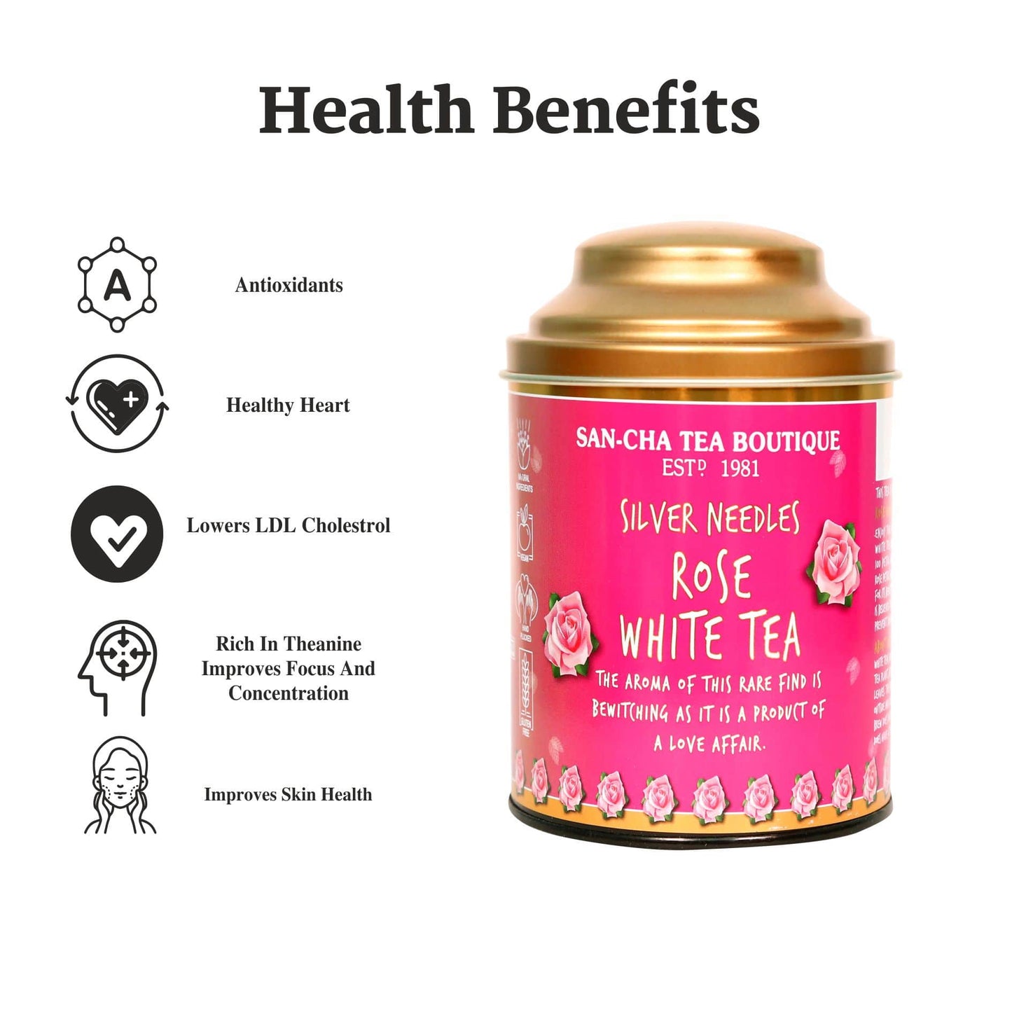 Rose White Tea (Silver Needle White Tea)