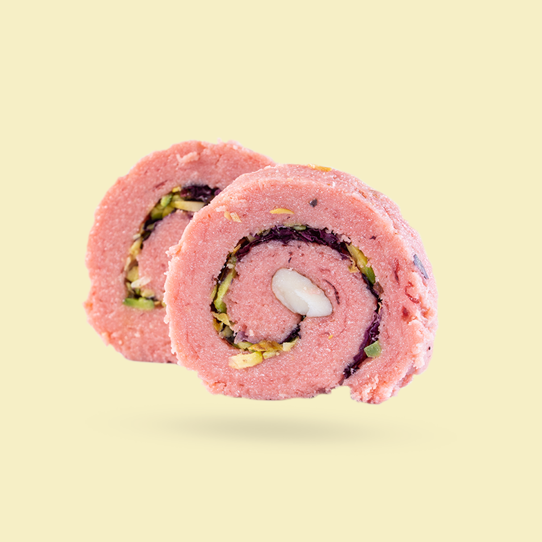Pink Roses Roll Sri Krishna Sweets Rose Roll - Veeha Foods