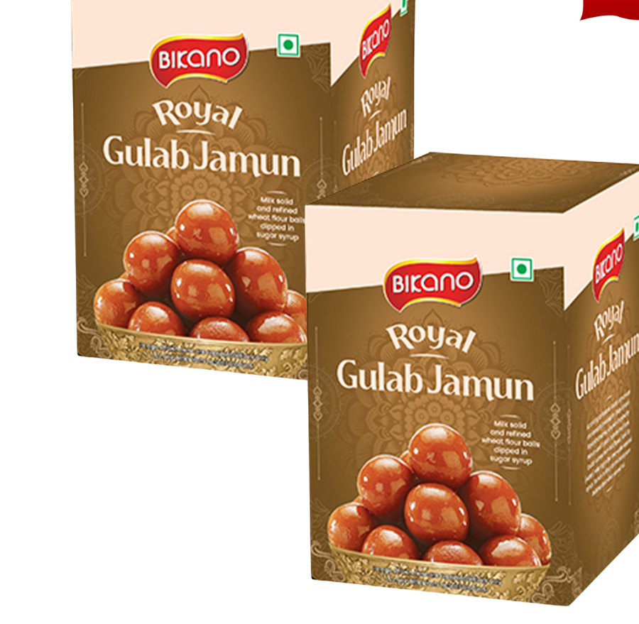 Bikanerwala Royal Guab Jamun-  1 kg (Pack of 2)