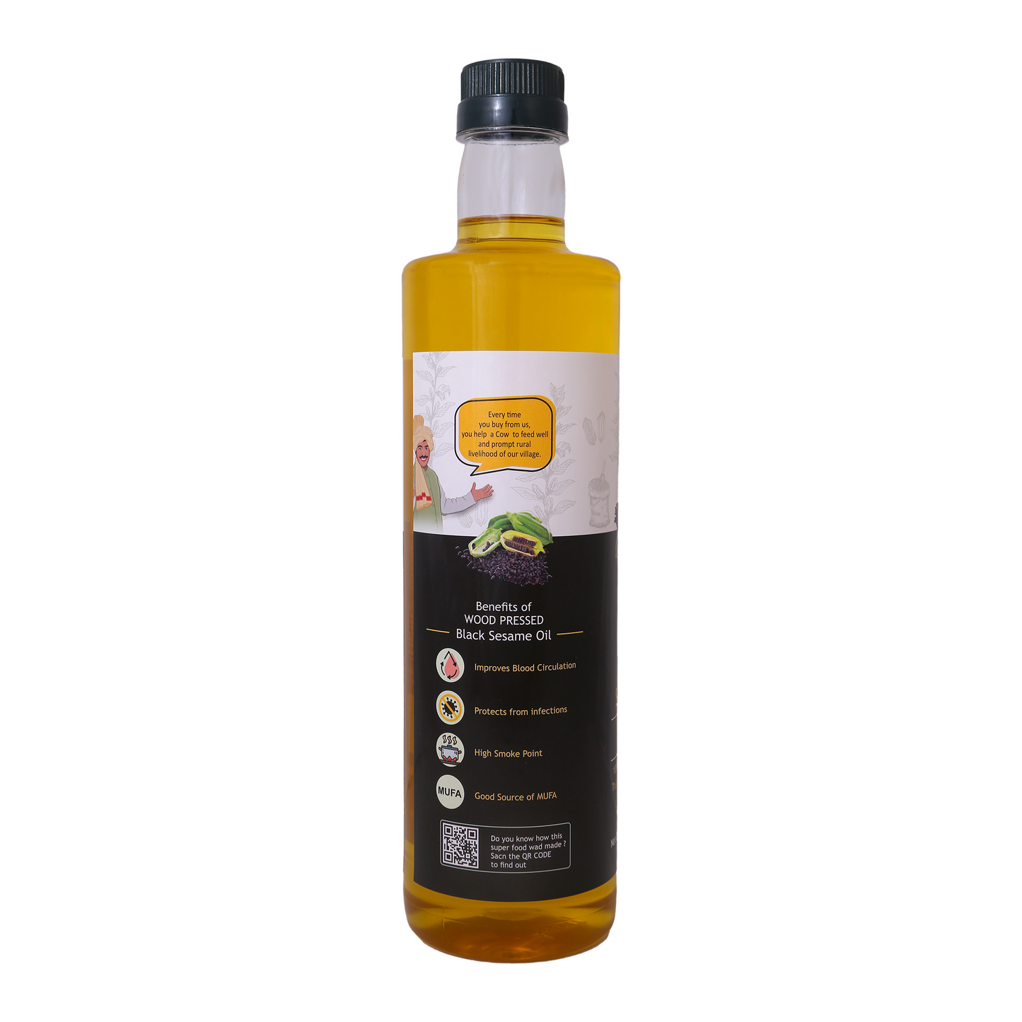 Wood Pressed Sesame Oil