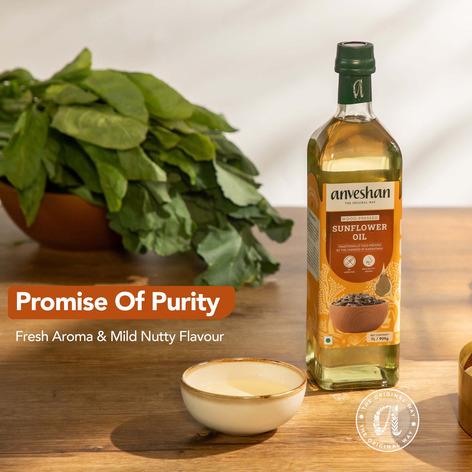 Wood-Pressed Sunflower Oil