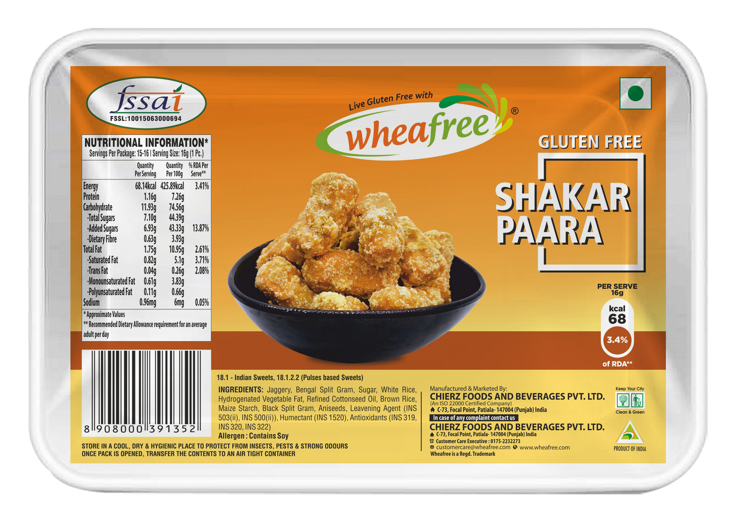 Gluten Free Shakarpaara- 250g