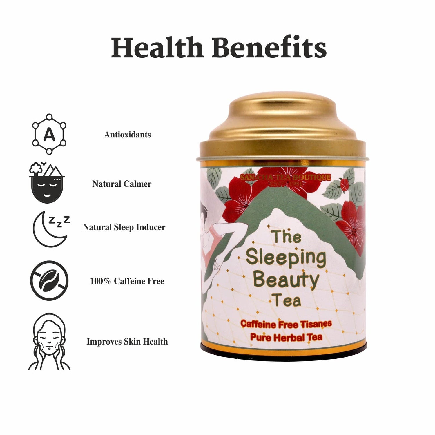 The Sleeping Beauty Tea: Caffeine Free Herbal Tea