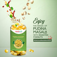 Crunchy Pudina Makhana Roasted in Himalayan Pink Salt