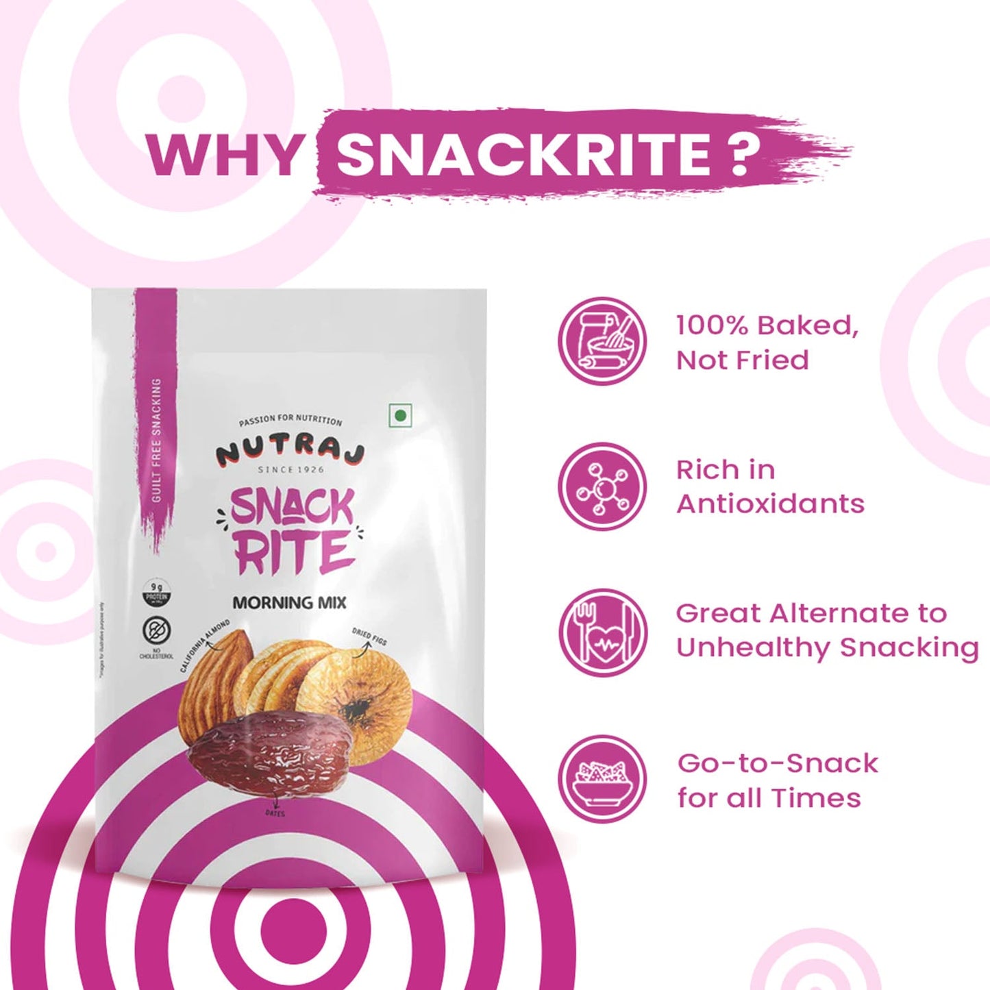 Nutraj Snackrite Morning Mix 150gm