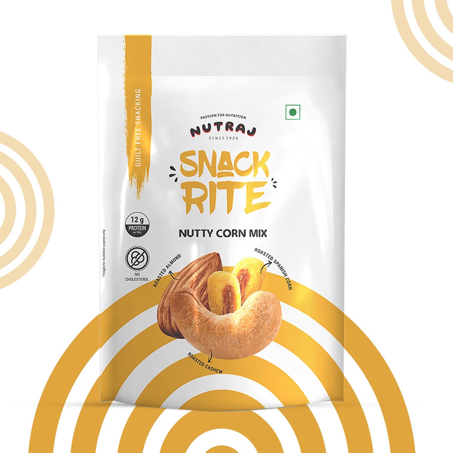 Nutraj Snackrite Nutty Corn Mix 150gm