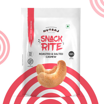 Nutraj Snackrite Roasted and Salted Cashew 150gm