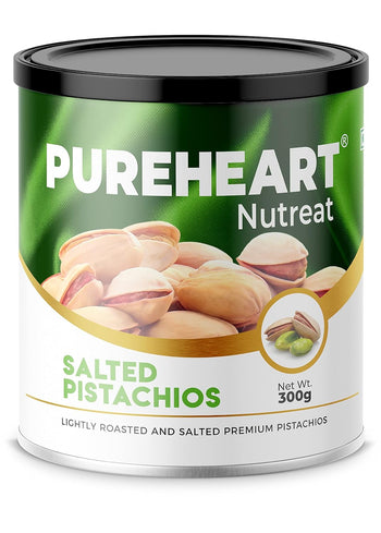 Pureheart Nutreat Salted Pistachios  Natural Premium Lightly Roasted Dry Fruit - Delicious & Crunchy Pista