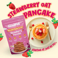 Strawberry Pancakes with Jowar and Oats - 150gms