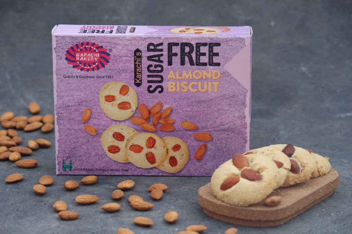 Karachi Bakery Sugar Free Almond Biscuit - 250 gms