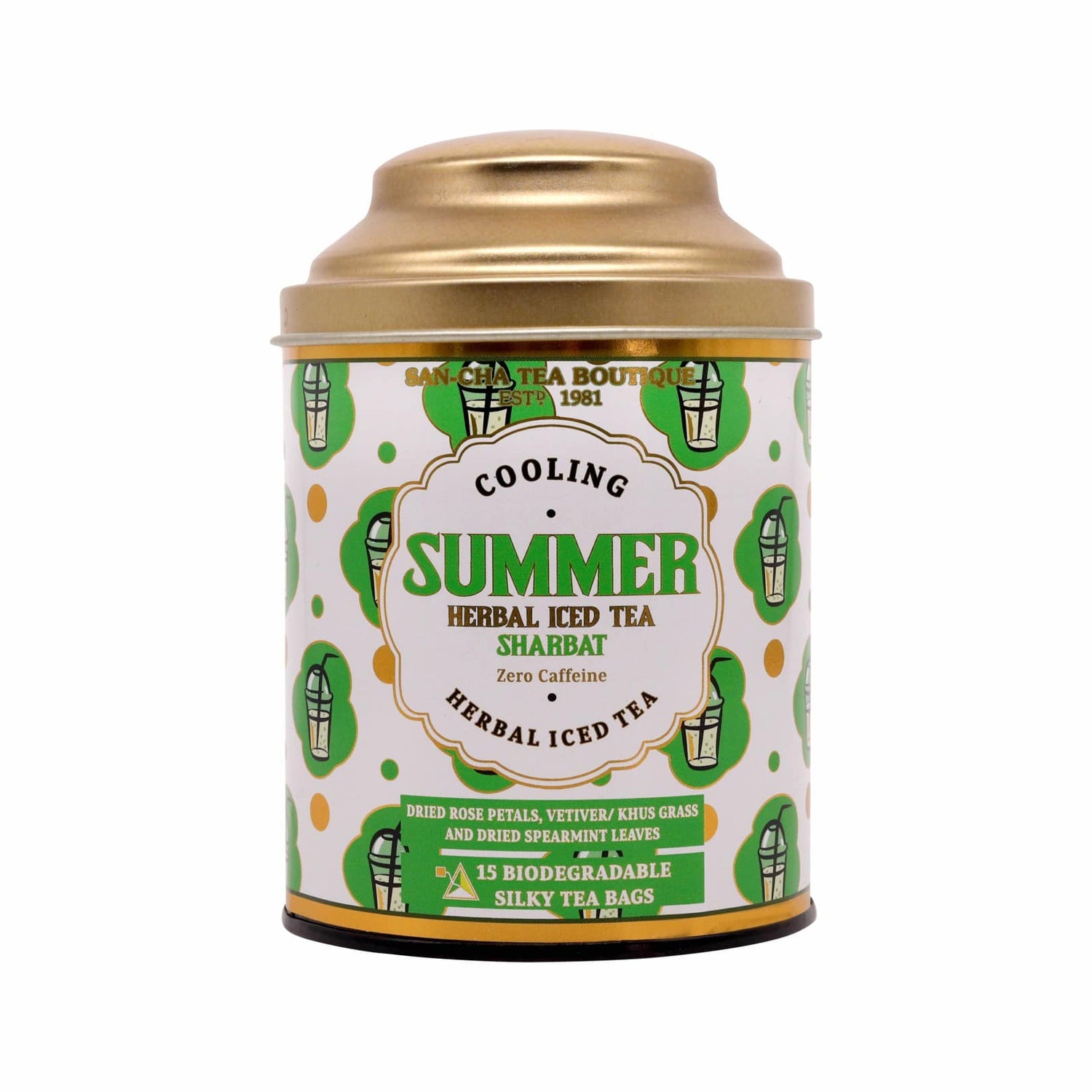 Summer Cooling Sharbat Herbal Iced Tea