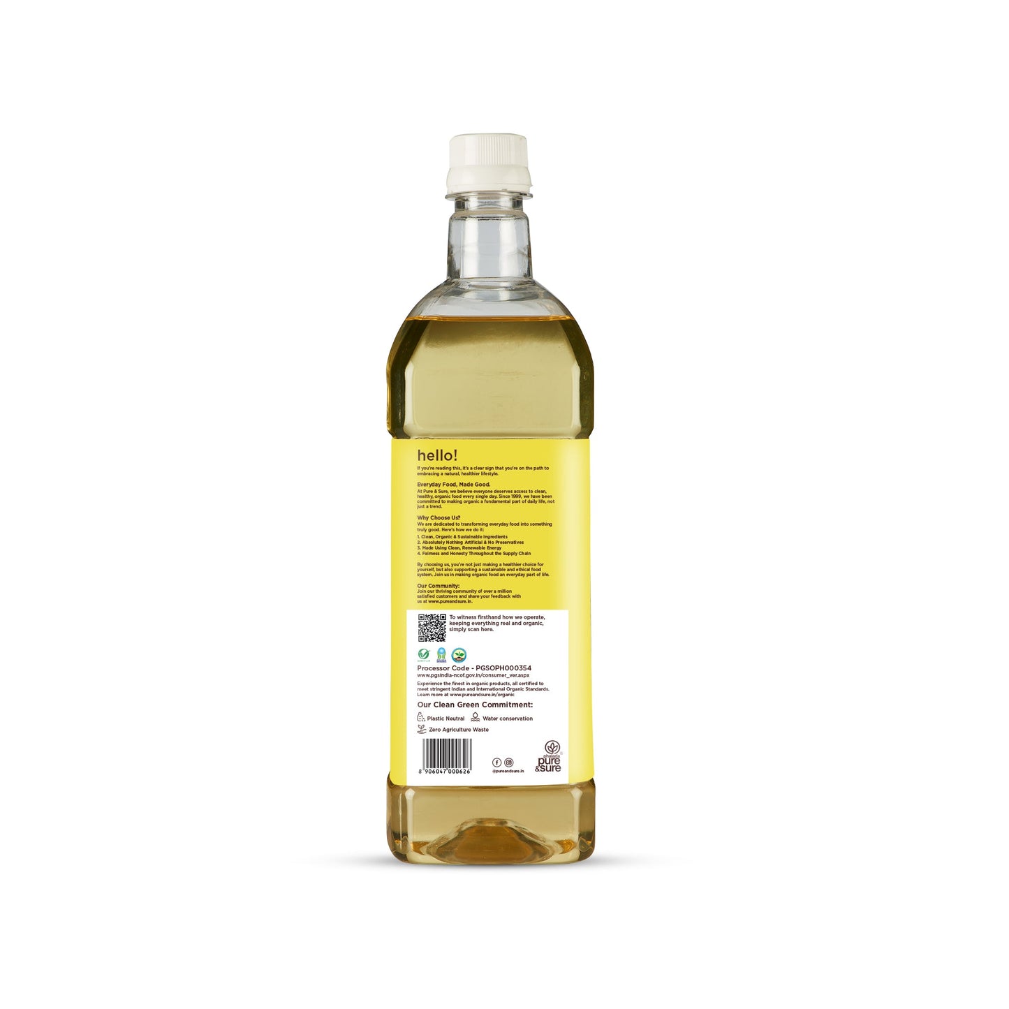 Organic Sunflower Oil-1ltr