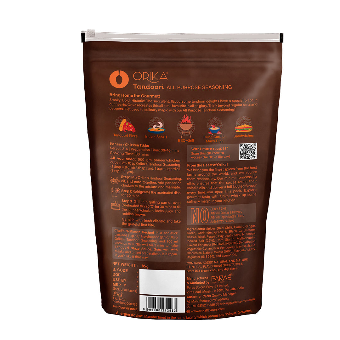Orika Tandoori All Purpose Seasoning, 85g