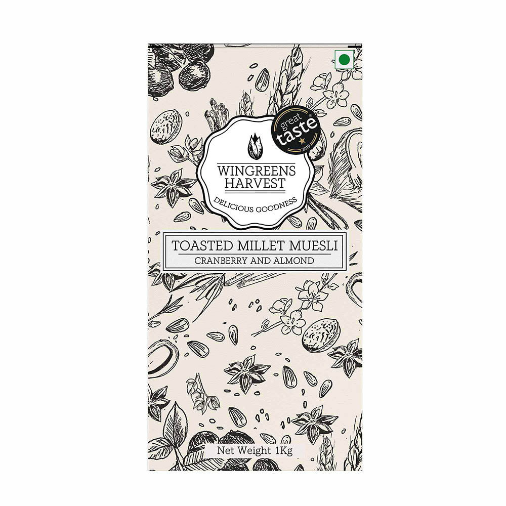 Toasted Millet Muesli Cranberry and Almond - 1 Kg