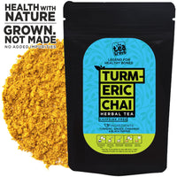 Organic Turmeric Chai Powder (75 g, 60 Cups)