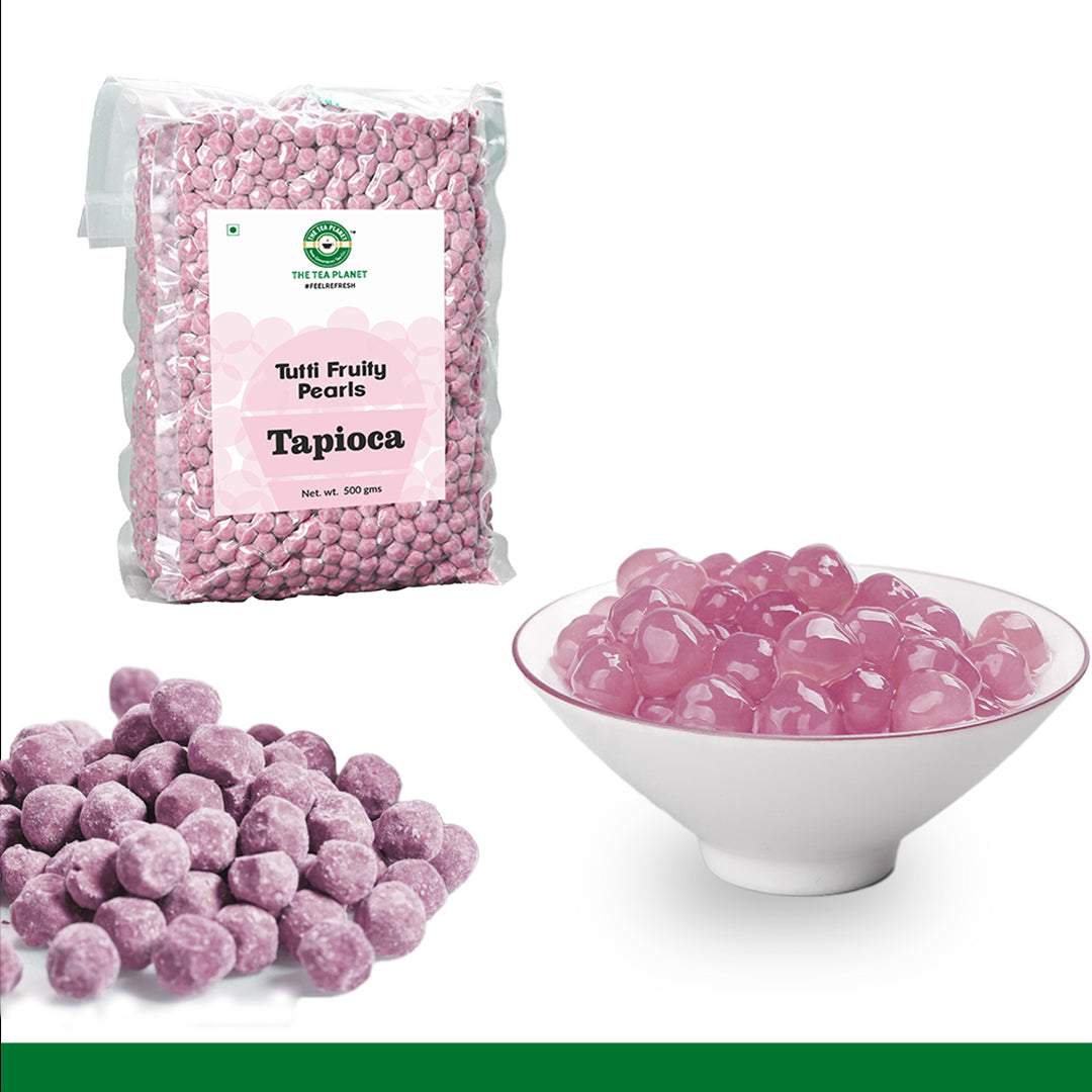 Tutti Fruity Tapioca Pearls - 500 gms