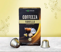 Vanilla 100% Arabica Flavoured Aluminium Coffee Capsules