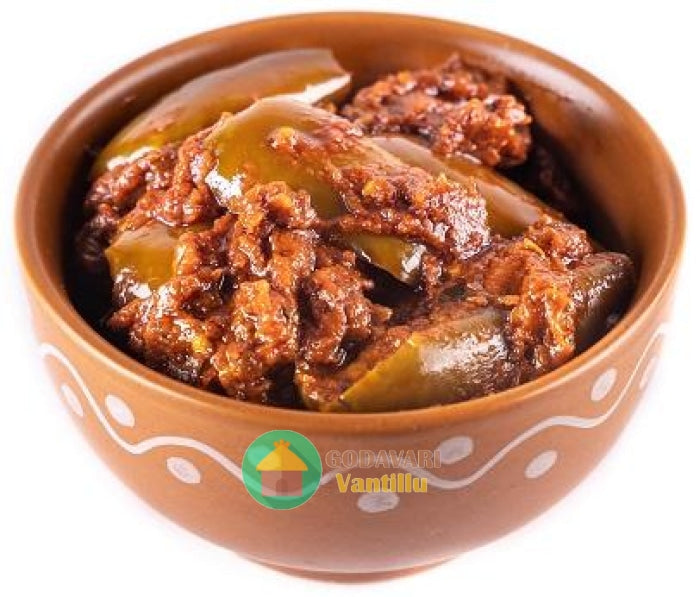 Godavari Vantillu Vankaya Avakaya (Brinjal Pickle)