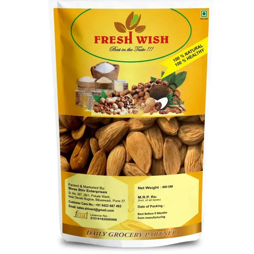 Fresh Wish Dryfruits Mamra Almond (Mamra Badaam)